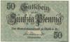 Thale - Stadt - 1918 - 31.12.1921 - 50 Pfennig 