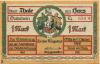 Thale - Stadt - 1921 - 1.10.1922 - 1 Mark 