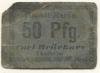 Thalheim - Brückner, Carl, Kolonialwaren - -- - 50 Pfennig 