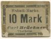 Thalheim - Brückner, Carl, Kolonialwaren - -- - 10 Mark 