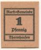 Thannhausen - Marktgemeinde - -- - 1 Pfennig 