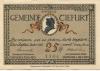 Tiefurt (heute: Weimar) - Gemeinde - 1.8.1921 - 1.7.1922 - 25 Pfennig 