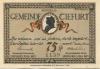 Tiefurt (heute: Weimar) - Gemeinde - 1.8.1921 - 1.7.1922 - 75 Pfennig