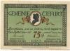 Tiefurt (heute: Weimar) - Gemeinde - 1.8.1921 - 1.7.1922 - 75 Pfennig 