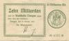 Tiengen (heute: Waldshut-Tiengen) - Stadt - 26.10.1923 - 10 Milliarden Mark