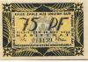 Tilsit (heute: R-Sowetsk) - Stadt - 12.11.1921 - 75 Pfennig 