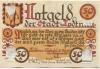 Todtnau - Stadt - 31.10.1921 - 1.3.1922 - 50 Pfennig 