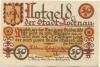 Todtnau - Stadt - 31.10.1921 - 1.3.1922 - 50 Pfennig 