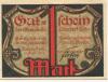 Tonndorf-Lohe (heute: Hamburg) - Gemeinde - 1.7.1921 - 1 Mark
