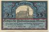 Torgau - Stadt - 10.2.1921 - 25 Pfennig 