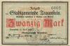 Traunstein - Stadt - 20.4.1919  - 20 Mark 