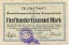 Traunstein - Bezirks-Sparkassa - 11.8.1923 - 500000 Mark 