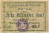 Traunstein - Bezirks-Sparkassa - 25.10.1923 - 10 Milliarden Mark 