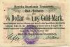 Traunstein - Bezirks-Sparkassa - 30.10.1923 - 1.05 Gold-Mark 