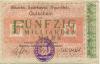 Traunstein - Bezirks-Sparkassa - 31.10.1923 - 50 Milliarden Mark 