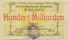 Traunstein - Bezirks-Sparkassa - 3.11.1923 - 100 Milliarden Mark 