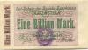 Traunstein - Bezirks-Sparkassa - 9.11.1923 - 1 Billion Mark 