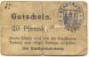 Trebsen - Stadt - -- - 20 Pfennig 