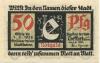 Treffurt - Stadt - 1.6.1921 - 1.2.1922 - 50 Pfennig 