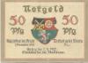 Treffurt - Stadt - 1.12.1921 - 1.4.1922 - 50 Pfennig 