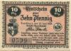 Treffurt - Stadt-Sparkasse - 15.6.1920 - 10 Pfennig 