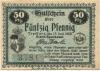 Treffurt - Stadt-Sparkasse - 15.6.1920 - 50 Pfennig 