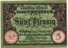 Triebes (heute: Zeulenroda) - Stadt - 13.10.1919 - 5 Pfennig