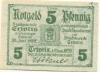 Triptis - Stadt - 1.6.1920 - 30.6.1922 - 5 Pfennig 