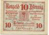 Triptis - Stadt - 1.6.1920 - 30.6.1922 - 10 Pfennig 