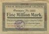 Uelzen - Kreis-Sparkasse - 8.8.1923 - 1.11.1923 - 1 Million Mark 