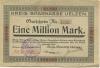 Uelzen - Kreis-Sparkasse - 8.8.1923 - 1.11.1923 - 1 Million Mark 