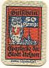 Uelzen - Sparkasse der Stadt - - 1.7.1922 - 50 Pfennig 