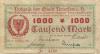 Uetersen - Stadt - 14.11.1922 - 1000 Mark 