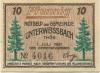 Unterweißbach - Gemeinde - 1.7.1921 - 10 Pfennig 