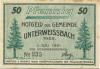 Unterweißbach - Gemeinde - 1.7.1921 - 50 Pfennig 