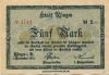 Usingen - Stadt - 1.11.1918 - 5 Mark 