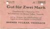 Vegesack (heute: Bremen) - Bremer Vulkan, Schiffbau und Maschinenfabrik - - 5.9.1914 - 2 Mark 