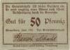Vienenburg (heute: Goslar) - Gemeinde - Juni 1921 - 50 Pfennig 