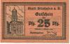 Vilshofen - Stadt - 1.10.1920 - 1.1.1921 - 25 Pfennig 