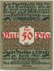 Vlotho - Stadt - April 1921 - 50 Pfennig 