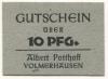 Vollmerhausen (heute: Gummersbach) - Potthoff, Albert, Lebensmittel - -- - 10 Pfennig 