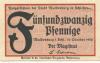 Waldenburg (heute: PL-Walbrzych) - Stadt - 10.10.1920 - 25 Pfennig 
