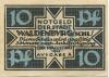 Waldenburg (heute: PL-Walbrzych) - Stadt - 1921 - 10 Pfennig 