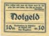 Waldenburg (heute: PL-Walbrzych) - Stadt - 20.8.1921 - 10 Pfennig 