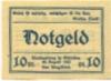 Waldenburg (heute: PL-Walbrzych) - Stadt - 20.8.1921 - 10 Pfennig 