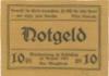 Waldenburg (heute: PL-Walbrzych) - Stadt - 20.8.1921 - 10 Pfennig 
