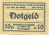 Waldenburg (heute: PL-Walbrzych) - Stadt - 20.8.1921 - 10 Pfennig 
