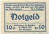 Waldenburg (heute: PL-Walbrzych) - Stadt - 20.8.1921 - 10 Pfennig