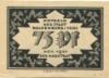 Waldenburg (heute: PL-Walbrzych) - Stadt - November 1921 - 75 Pfennig 