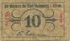 Waldenburg (heute: PL-Walbrzych) - Stadt - -- - 10 Pfennig 